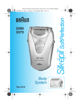 Braun 3390,  3370,  Silk-épil SoftPerfection Body Systemn Användarmanual