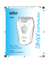 Braun 3880,  Silk-épil SoftPerfection Easy Start for Body & Face Användarmanual
