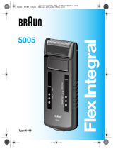 Braun 5005 Flex Integral Användarmanual