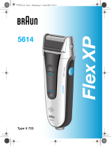 Braun 5614, Flex XP Användarmanual