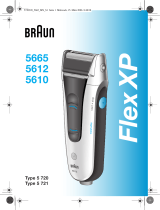 Braun 5665, 5612, 5610, Flex XP Användarmanual