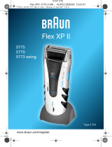 Braun 5775, 5770, 5773 swing, Flex XP II Användarmanual