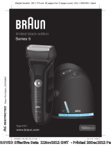 Braun 590cc-4, Series 5, limited black edition Användarmanual