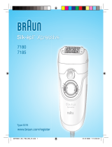 Braun 7180 Silk epil Xpressive Användarmanual