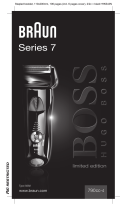 Braun 790cc-4, Series 7, limited edition, Hugo Boss Användarmanual