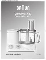 Braun CombiMax 600, 650 type 3205 Användarmanual