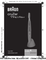 Braun CruZer 6 Precision Användarmanual