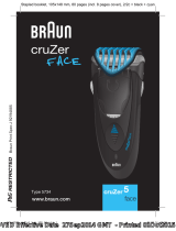 Braun CruZer5, face Användarmanual