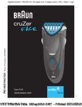 Braun CruZer6, face Användarmanual