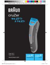 Braun cruZer6 beard&head + headset Användarmanual