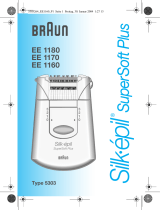 Braun EE1180, E1170, EE1160, Silk-épil SuperSoft Plus Användarmanual