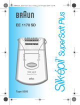 Braun EE1170 SD, Silk-épil SuperSoft Plus Användarmanual