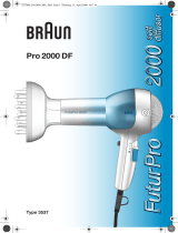 Braun Pro 2000 DF, FuturPro 2000 Användarmanual