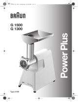 Braun G 1300 Bruksanvisning