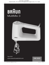 Braun HM3000WH Bruksanvisning