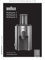 Braun J 500 BK Bruksanvisning