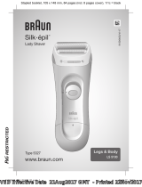 Braun LS5160, Legs & Body, Silk-épil Lady Shaver Användarmanual
