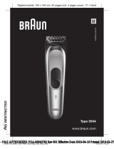 Braun 5 Tout-En-Un Tondeuse Électrique Homme Cheveux Et Corps Användarmanual