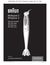 Braun Minipimer 3 - 4162 Bruksanvisning