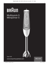 Braun MQ 545 Aperitive Bruksanvisning