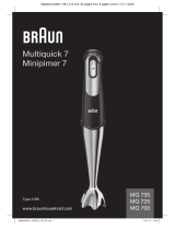 Braun Multiquick 7 MQ700 Soup Bruksanvisning