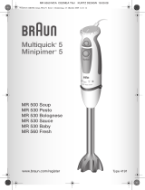 Braun MR500 SOUP Användarmanual