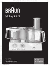Braun Multiquick 5 K700 Användarmanual