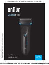 Braun WaterFlex WF2s Bruksanvisning