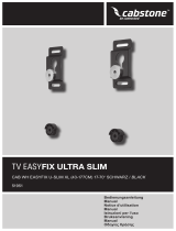 Cabstone TV EasyFix UltraSlim XL Användarguide
