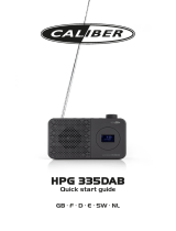 Caliber HPG335DAB Snabbstartsguide