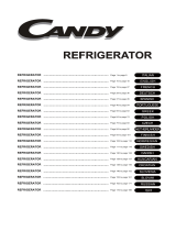 Candy CHTL 552BK Under Counter Larder Fridge Användarmanual