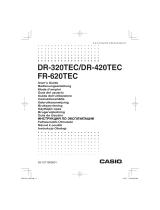 Casio FR-620TEC Användarmanual