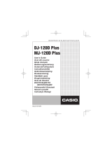 Casio MJ-120D Plus Användarmanual