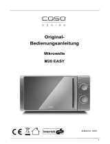 Caso Design Mikrowelle „M 20 Easy“, Anthrazit, 20 Liter, 700 Watt Bruksanvisningar