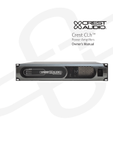 Crest Audio CLh 6000C Användarmanual