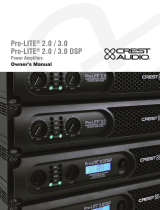 Crest Audio Pro-LITE 2.0 DSP Användarmanual