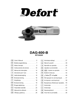 Defort DAG-600-B Bruksanvisning