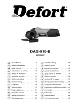 Defort DAG-910-B Användarmanual