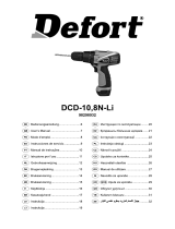 Defort DCD-10.8N-LI Bruksanvisning