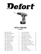 Defort DCD-14Nx2D Bruksanvisning