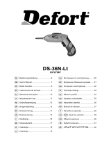 Defort DJS-505-B Användarmanual