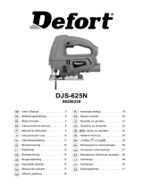 Defort DJS-625N Användarmanual
