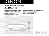Denon ADV-700 Bruksanvisning