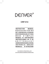 Denver CRP-514 Användarmanual