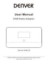 Denver DAB-20 Användarmanual