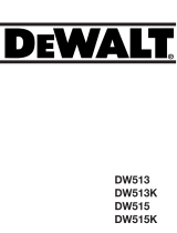 DeWalt DW515K T 3 Bruksanvisning
