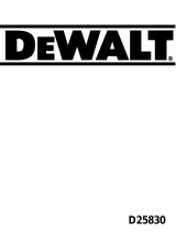 DeWalt D25830 Användarmanual