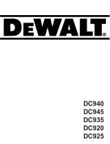 DeWalt DC 920 Bruksanvisning