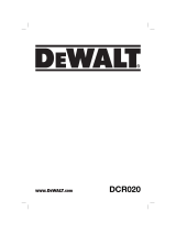 DeWalt DCR020 Bruksanvisning