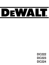 DeWalt DC222K Användarmanual